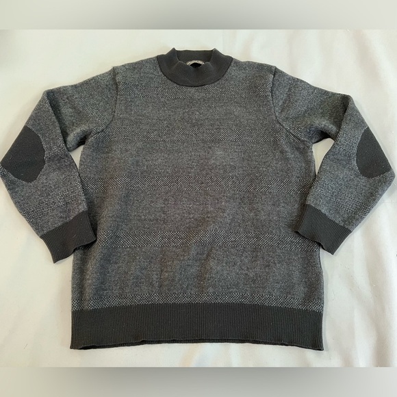 Abdullah Kigili Exclusive Cut Wool/ Acrylic  Sweater Elbow Patches‎ Sz L - Picture 1 of 7